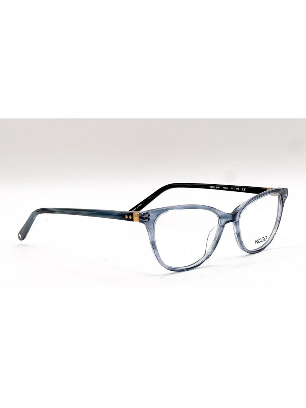 Modo 6540 Aqua Melange Rectangle Authentic Eyeglass Frames 50-17-142